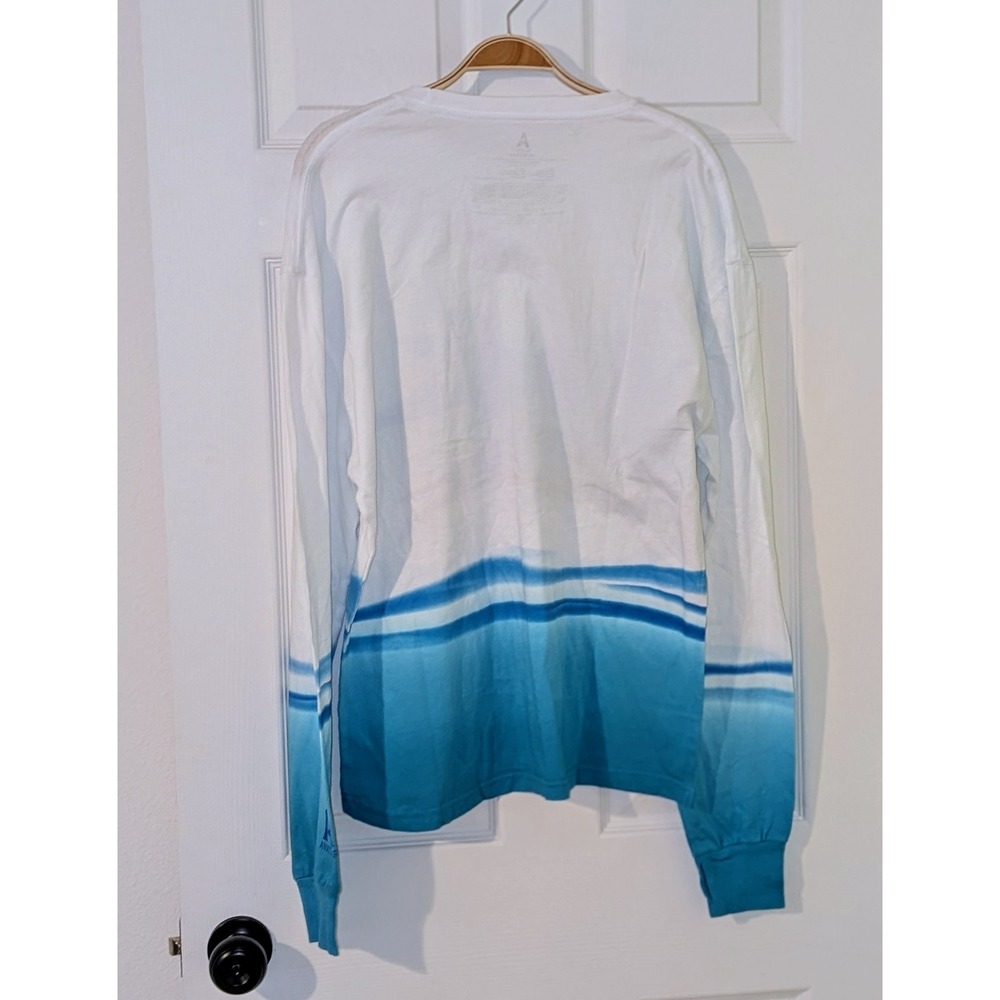 Avatar Marlin Disney Graphic Long Sleeve Crew Neck T-Shirt Blue White Size S NEW - Picture 6 of 10